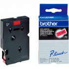 Consumabil Brother Banda Laminata TC-491 9 mm black on red