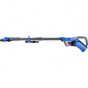 Daewoo RSH-310GB-1, 130W, 0.6L, filtru HEPA, Litiu-Ion 22.2V, Albastru, vertical