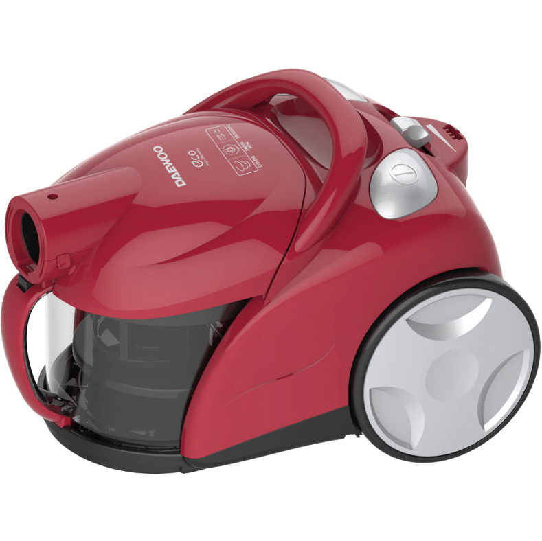 Aspirator Daewoo RCC-150R-3, 700W, 1.2L, Rosu, fara sac