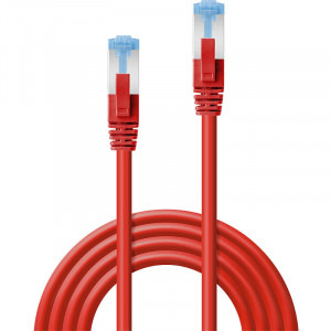 LINDY LY-47162 CAT6A Patch Cable S/FTP 1m Red