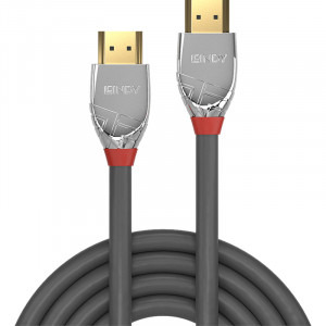 LINDY Cromo, HDMI Male - HDMI Male, v2.0, 5m, gri-argintiu