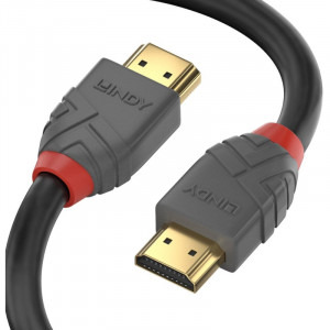 LINDY Anthra, HDMI Male - HDMI Male, v1.4, 20m, negru-gri