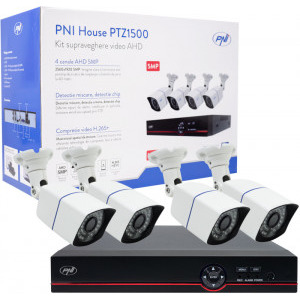 PNI PTZ1500 + 4 Camere