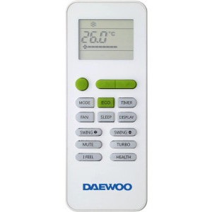 Daewoo DAC-09CHSDW-NK, 9000 BTU, A++/A+, Wi-Fi, Inverter, Filtru cu ioni de argint