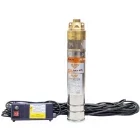 Ruris Pompa submersibila pentru apa curata Aqua 105, 1500 W, debit apa 2.6 m³/h, inaltime refulare 140 m, temperatura maxima 35°C