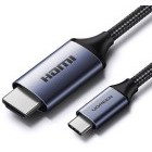 Cablu video Ugreen USB-C Male - HDMI Male, 1 m, Negru