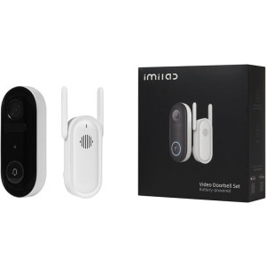 Imilab Kit videointerfon IMILAB 2.5K Wi-Fi Battery Video Doorbell Set