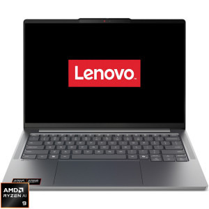 Laptop Lenovo 14'' IdeaPad Pro 5 14AGP11, 2.8K OLED 120Hz VRR, Procesor AMD Ryzen™ AI 9 465 (24M Cache, up to 5.0 GHz), 32GB LPDDR5X, 1TB SSD, AMD Radeon 880M, No OS, Luna Grey