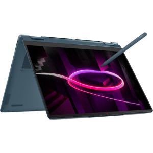 Lenovo 14'' Yoga 7 2-in-1 14AGP11, WUXGA OLED Touch, Procesor AMD Ryzen™ AI 7 445 (8M Cache, up to 4.6 GHz), 32GB LPDDR5X, 1TB SSD, AMD Radeon 840M, Win 11 Pro, Tidal Teal, 3Yr Onsite Premium Care