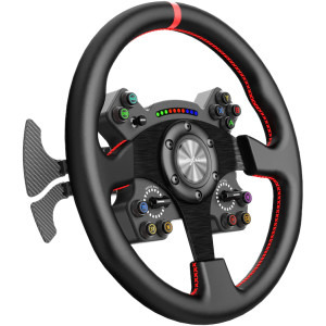 PXN WCS R2 Steering Wheel Black/Red