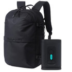 Lemontti Rucsac Smart Premium 30-60L pentru cabina avion cu pompa vid Black