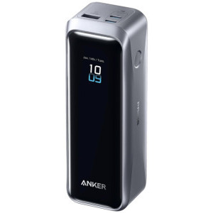 Anker Prime A110BH11, 20100 mAh, 1x USB, 2x USB-C, 220 W, Display, Grey