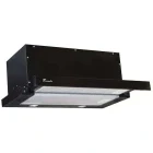 Hota incorporabila Tornado telescopica Storm 1200, Putere de absorbtie 1200 m3/h, 3 trepte, Clasa C, 60 cm, Negru