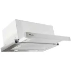 Hota incorporabila Tornado telescopica Storm 1200, Putere de absorbtie 1200 m3/h, 3 trepte, Clasa C, 60 cm, Inox