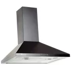 Hota Tornado decorativa Kent 750, Putere de absorbtie 750 m3/h, 3 trepte, Clasa C, 50 cm, Negru
