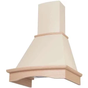 Tornado decorativa Tempo 1200, Putere de absorbtie 1200 m3/h, 3 trepte, Clasa C, 60 cm, Crem