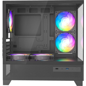 Gaming BALAUR Plus Esports Edition, Intel i5-14400F 2.5GHz, 16GB DDR5, 500GB SSD, RTX 5060 8GB GDDR7, Iluminare RGB