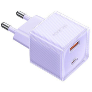 Mcdodo 1x USB, 1x USB-C, Fast Charge 33W, Purple