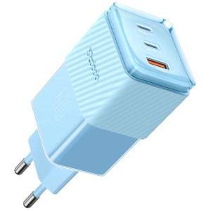 Mcdodo 1x USB, 2x USB-C, Fast Charge 67W, GaN5, Blue