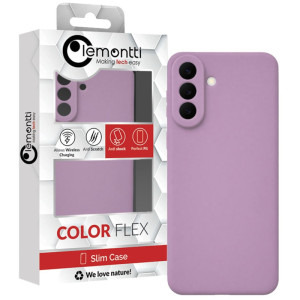 Lemontti Capac protectie spate Silicon Soft Slim Purple pentru Galaxy S26 Plus