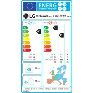 LG Libero, 12000 BTU, Clasa A++/A+, Wi-Fi, Dual Inverter