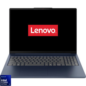 Lenovo 16'' IdeaPad Slim 5 16IPH11, WUXGA OLED, Procesor Intel® Core™ Ultra 5 322 (12M Cache, up to 4.40 GHz), 16GB DDR5, 512GB SSD, Intel Graphics, No OS, Cosmic Blue