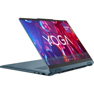 Lenovo 14'' Yoga 7 2-in-1 14AGP11, WUXGA OLED Touch, Procesor AMD Ryzen™ AI 7 445 (8M Cache, up to 4.6 GHz), 32GB LPDDR5X, 1TB SSD, AMD Radeon 840M, No OS, Tidal Teal, 3Yr Onsite Premium Care