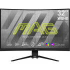 Monitor LED MSI Gaming MAG 325CQRXF Curbat 31.5 inch QHD VA 1 ms 240 Hz USB-C HDR FreeSync Premium