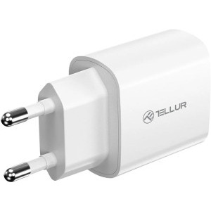 Tellur 1x USB-C 20W PD, USB-C, alb, tehnologia PowerDelivery 3.0