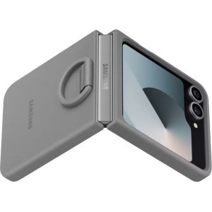 Samsung Capac protectie spate Silicon Flipsuit Gray pentru Galaxy Z Flip 6