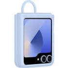 Samsung Capac protectie spate Silicon Flipsuit Blue pentru Galaxy Z Flip 6