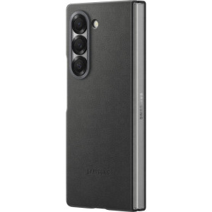 Samsung Capac protectie spate Kindsuit Leather Gray pentru Galaxy Z Fold 6