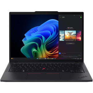 Laptop Lenovo 14 ThinkPad T14 Gen 6, WUXGA IPS, Procesor AMD Ryzen™ AI 7 PRO 350 (16M Cache, up to 5.0 GHz), 64GB DDR5, 1TB SSD, AMD Radeon 860M, Win 11 Pro, Black