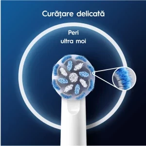 Oral-B Rezerva periuta de dinti electrica Sensitive Clean Alb, 10 buc