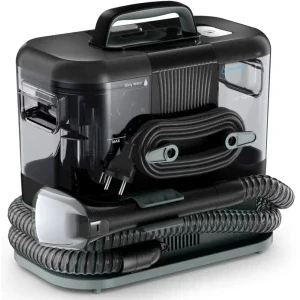Rowenta Clean It IN5021F0, cu spalare, 750W, 1.5L, Negru/Verde
