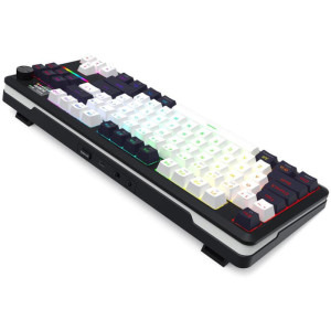 Redragon Wildslash LCD Pro TKL RGB Black-White Linear RPC Switch Mecanica