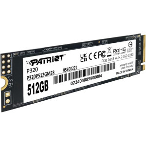 Patriot P320 512GB PCI Express 3.0 x4 M.2 2280