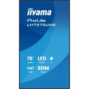 IIyama Smart ProLite LH7575UHS-B2AG 75 inch UHD IPS 8 ms 60 Hz