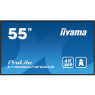 Monitor LED IIyama Smart ProLite LH5560UHS-B2AG 54.6 inch UHD VA 6.5 ms 60 Hz