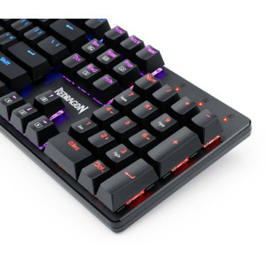 Redragon Sindri Rainbow Black Red Switch Mecanica