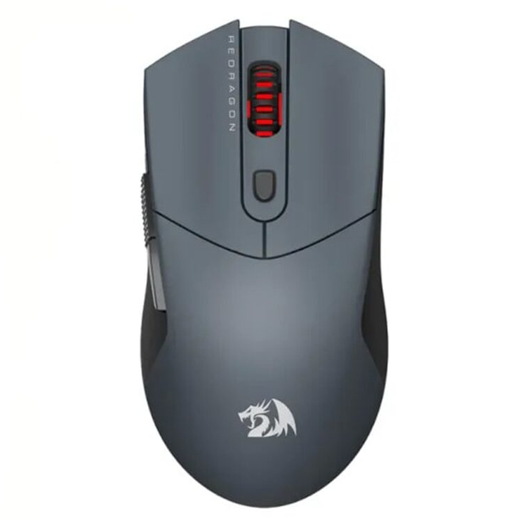 Mouse Gaming Redragon Fyzu Lite, Wired, Wireless 2.4Ghz, Bluetooth (Gri/Negru) - imagine 2