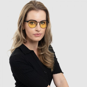 Gunnar Ochelari Protectie Calculator Campbell Amber Onyx