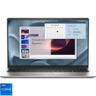 Laptop DELL 15.6'' Pro 15 Essential PV15250, FHD 120Hz, Procesor Intel® Core™ i7-1355U (12M Cache, up to 5.00 GHz), 16GB DDR5, 512GB SSD, Intel Integrated Graphics, Linux, Platinum Silver, 3Yr ProSupport