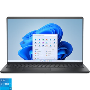 DELL 15.6'' Pro 15 Essential PV15250, FHD 120Hz, Procesor Intel® Core™ i5-1334U (12M Cache, up to 4.60 GHz), 8GB DDR5, 512GB SSD, Intel Integrated Graphics, Win 11 Pro, Carbon Black, 3Yr ProSupport