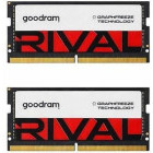 GOODRAM Rival, 64GB, DDR5, 5600MHz, CL40, 1.1v, Dual Channel Kit