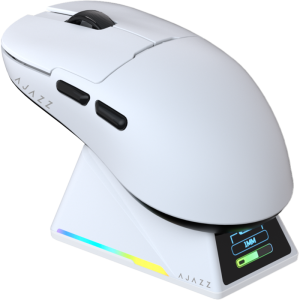 Ajazz AJ159 Apex White + Charging Dock RGB