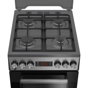 Beko FSM52331TXDSN, Mixt, 4 arzatoare, Sistem de siguranta, Aprindere integrata, SteamShine, 3D Cooking, Grill, Clasa A, 50 cm, Inox