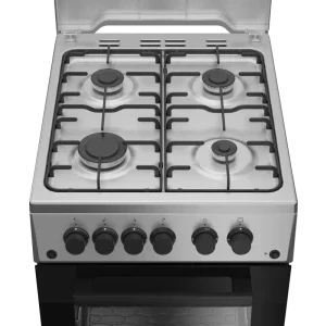 Beko FSGT52110DXON, Gaz, 4 arzatoare, Sistem de siguranta, Aprindere integrata, Grill, 50 cm, Inox