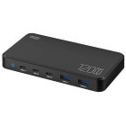 BlitzWolf BW-i100, 2x USB, 3x USB-C, Quick Charge 120 W, Black
