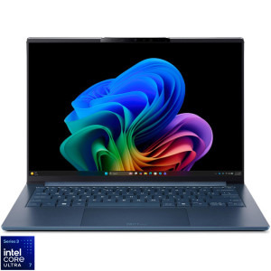 Acer 14'' Swift Go 14 AI SFG14-I71, WUXGA OLED, Procesor Intel® Core™ Ultra 7 355 (12M Cache, up to 4.70 GHz), 16GB LPDDR5X, 512GB SSD, Intel Graphics, Win 11 Home, Frost Blue